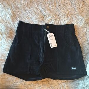 Hammies Black High Waist Shorts